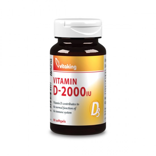 Vitamin D3 2000IU (90 capsules) (Vitaking) by Vitanord.eu